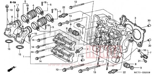 CYLINDER HEAD (FJS6001/2) FJS6001 de 2001